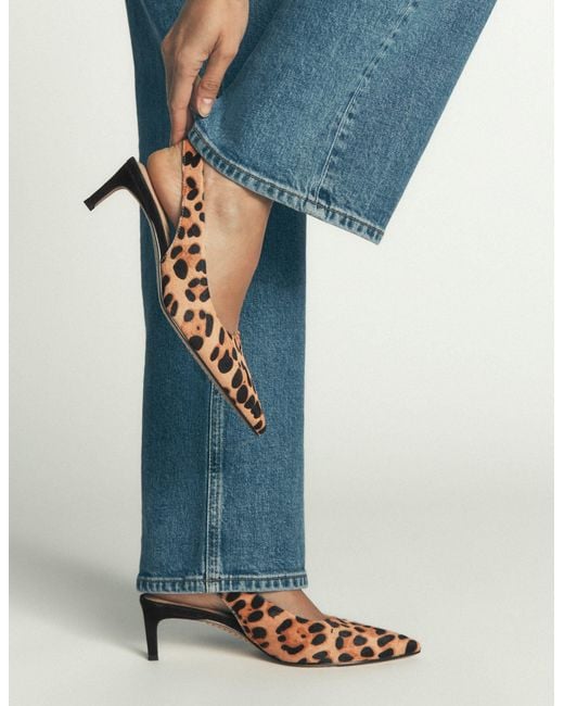 Boden Pink Hope Pointed Slingback Heels