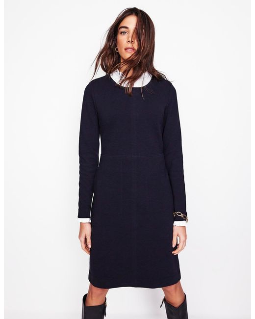 Boden Black Cornelia Ottoman Dress