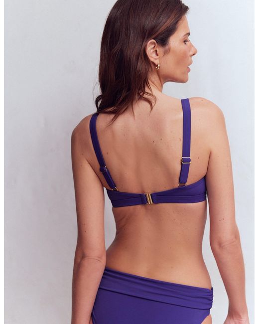 Boden Purple Skiathos Bikini Top