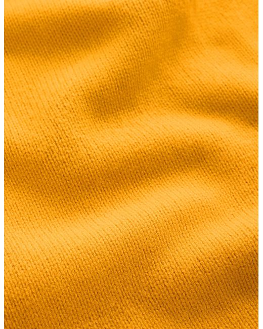 Boden Orange Marta Merino Wool Crew Sweater