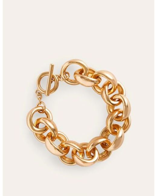 Boden Metallic Chunky Chain Bracelet