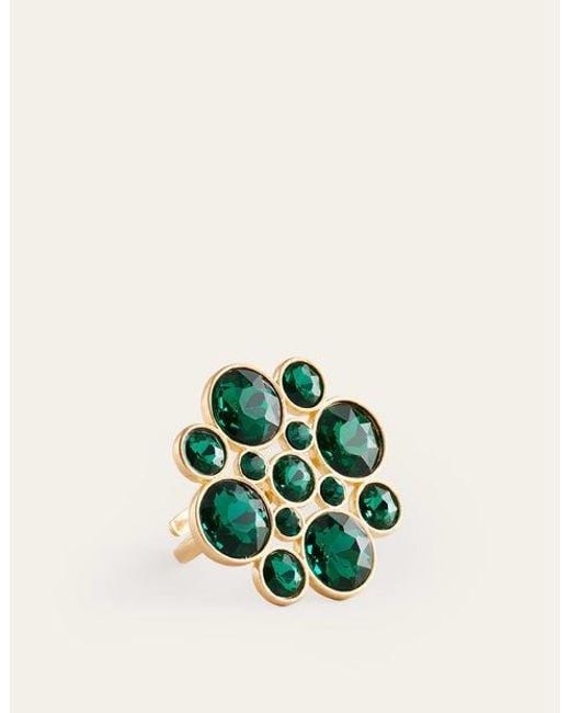 Boden Green Andrea Jewel Cluster Ring