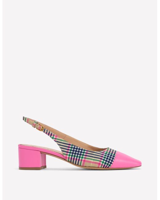 Boden Pink Ailsa Slingbacks Mit Blockabsatz