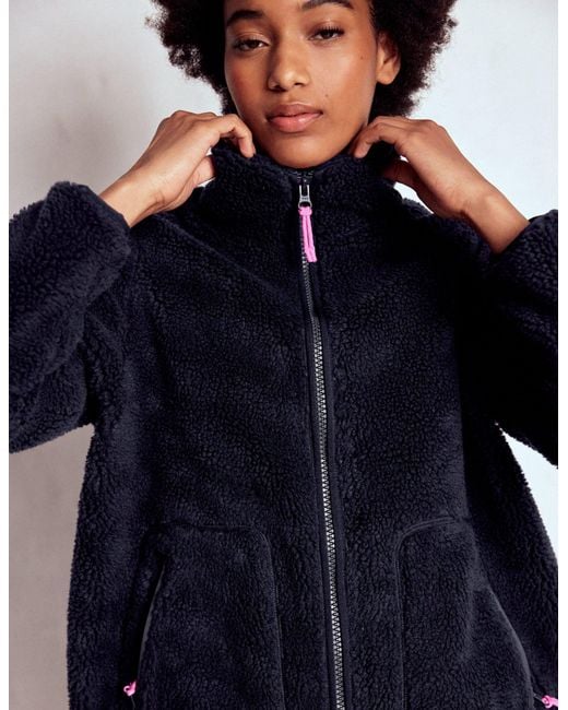 Boden Blue Westminster Borg Jacket
