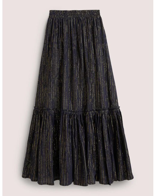 Boden Hot Holiday Maxi Skirt in Black | Lyst