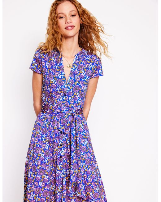 Boden Purple Sara Jersey Shirt Dress Gallery, Garden Vine