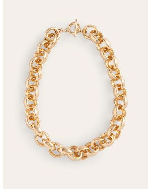 Boden Metallic Chunky Chain Necklace