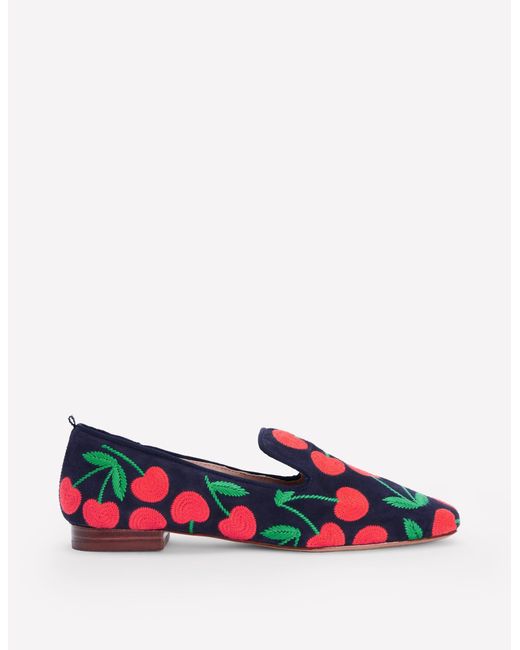 Boden White Slipper Cut Loafer