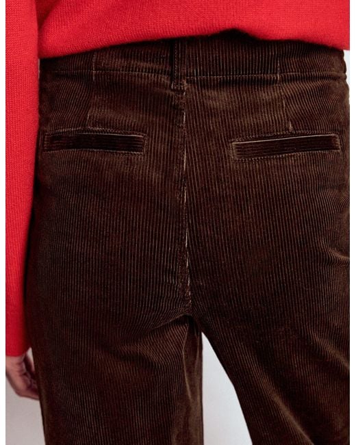 Boden Red Primrose Cord Trousers