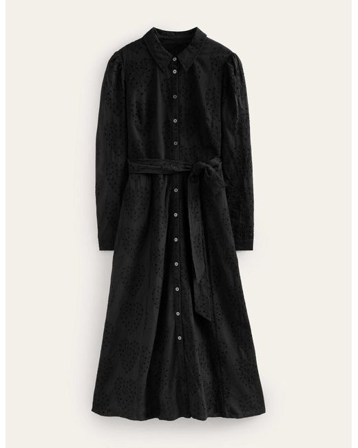 boden black shirt dress