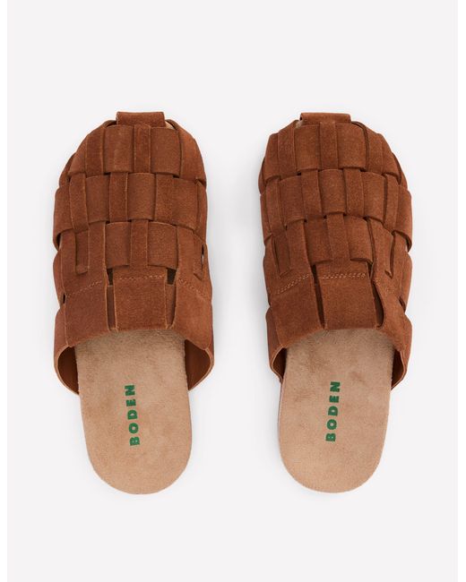 Boden Brown Loretta Multi Strap Clog