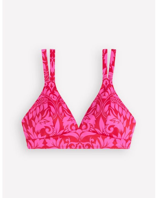 Boden Red Arles Bikini Top