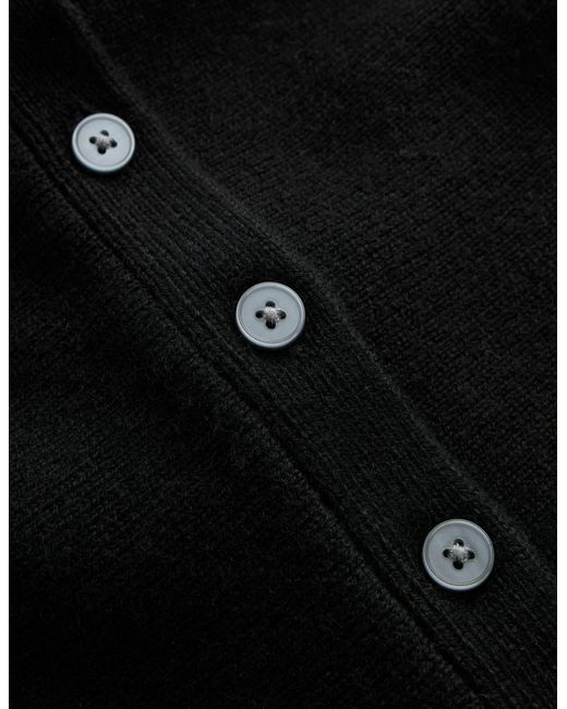 Boden Blue Fitted Wool Peplum Cardigan