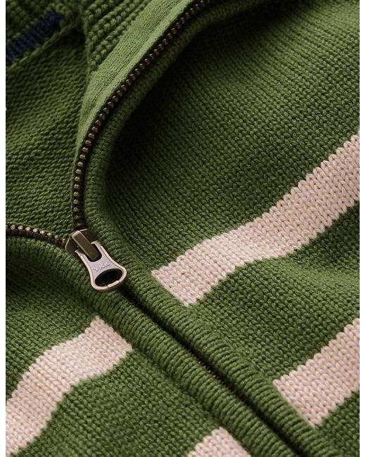 Boden Green Lucy Half Zip Sweater