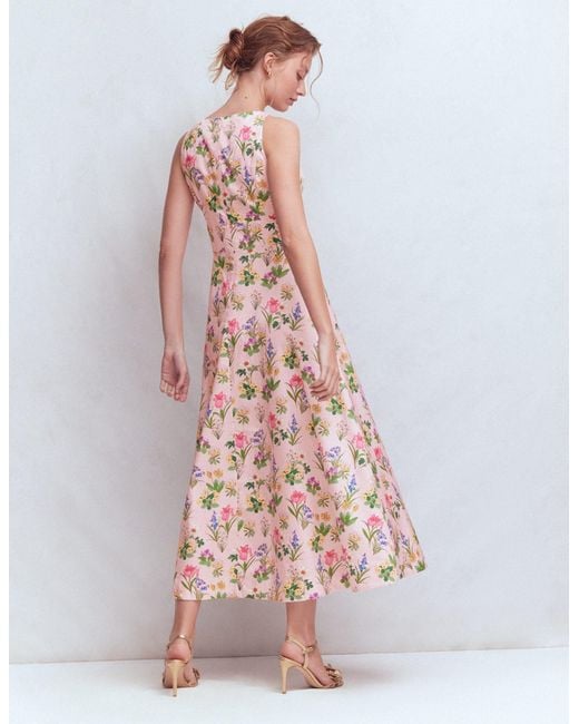 Boden White Silvia Boned Bodice Maxi Dress
