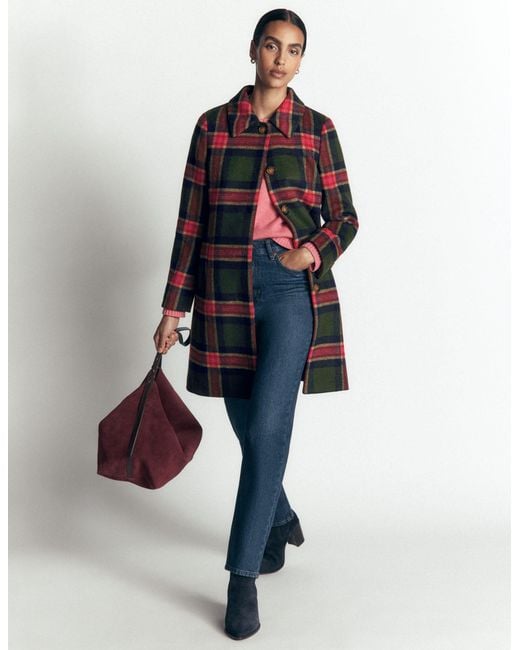Boden Brown Aylesford Wool Coat