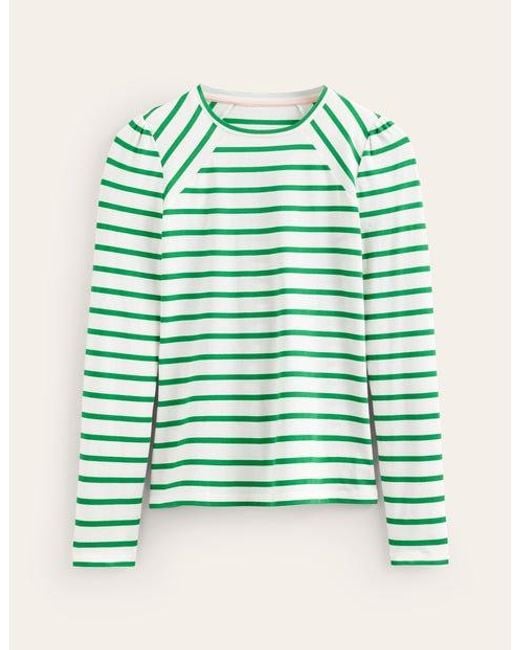 Boden Green Arabella Stripe T-shirt