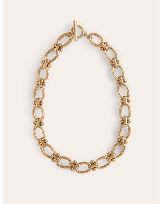 Boden Natural Chunky Oval Chain Necklace