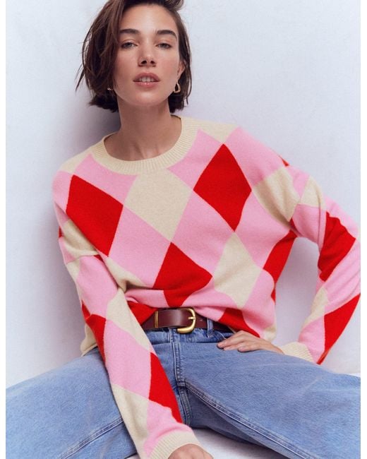 Boden Multicolor Anastasia Cashmere Jumper