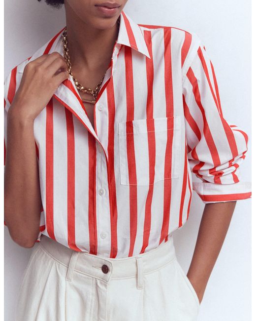 Boden Multicolor Sadie Relaxed Cotton Shirt