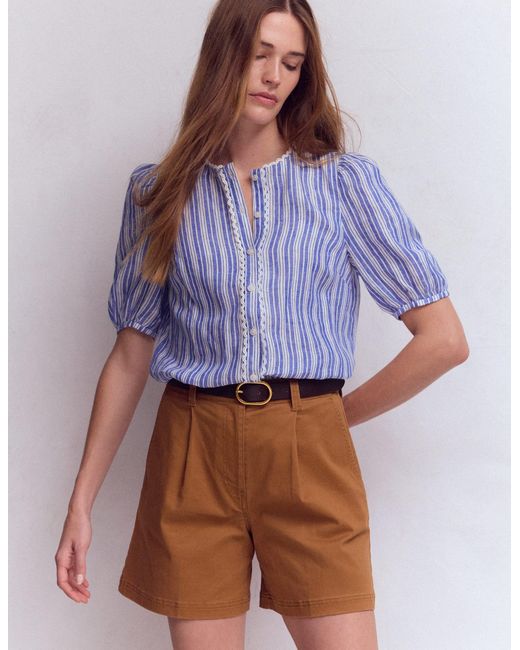 Boden Blue Chino Shorts