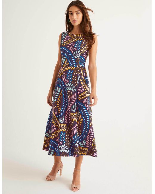 aria ponte midi dress