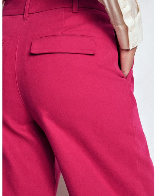 Boden Red Bloomsbury Baumwollhose