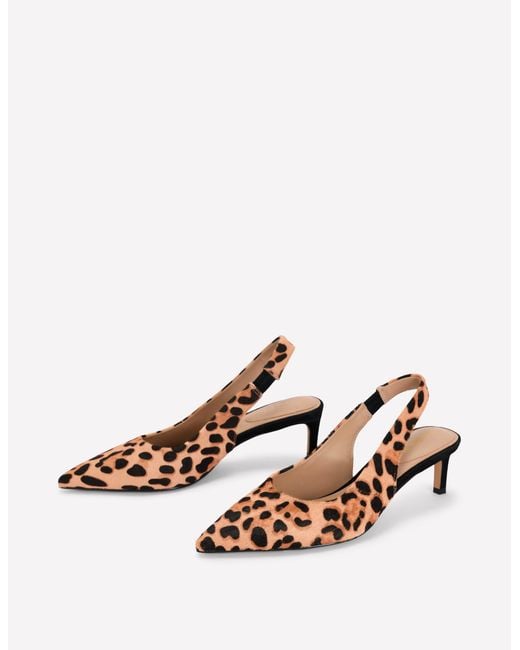 Boden Pink Hope Pointed Slingback Heels