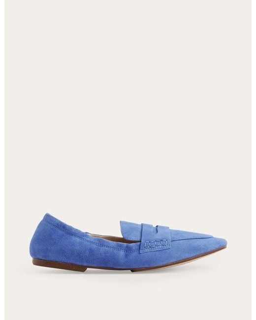 Boden Blue Flexible Sole Loafers