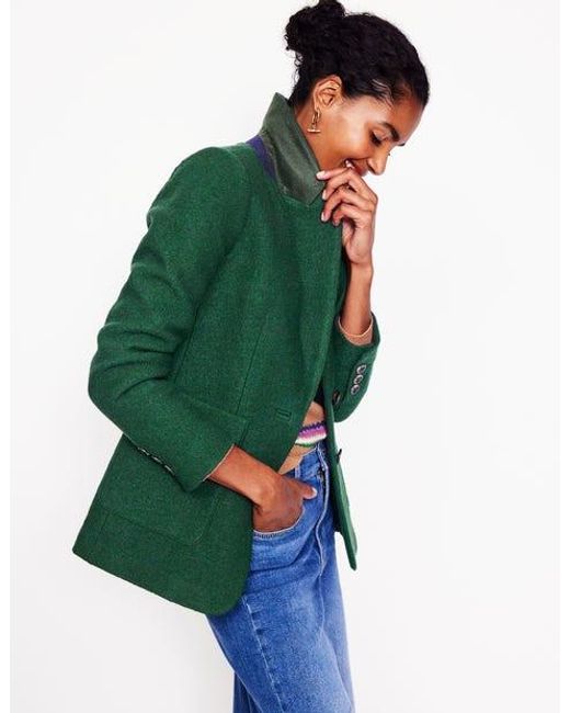 Boden Green Marylebone Textured Blazer