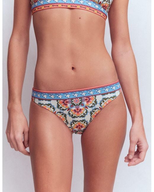 Boden Orange Classic Bikini Bottoms
