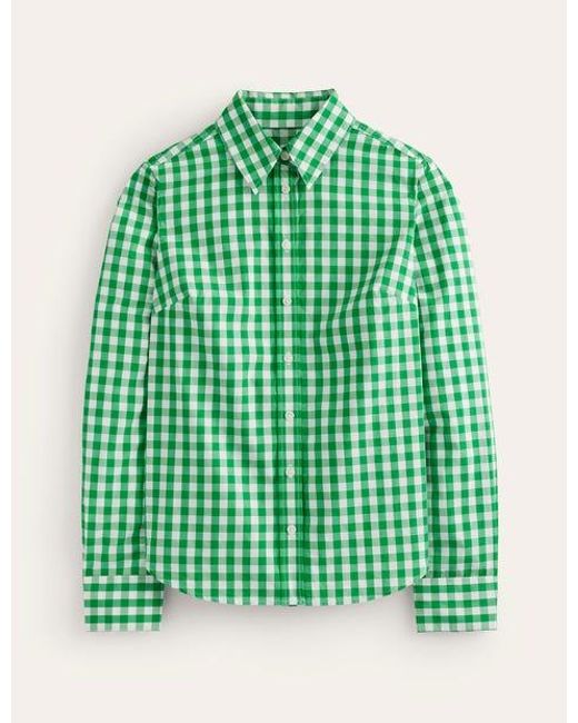 Boden Green Sienna Cotton Shirt