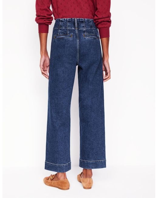 Boden Blue Primrose Cropped Jeans