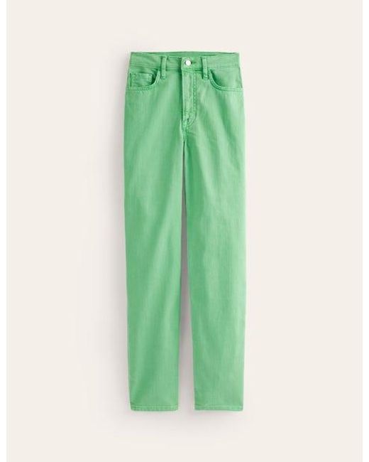 Boden Green Mid Rise Slim Leg Jeans