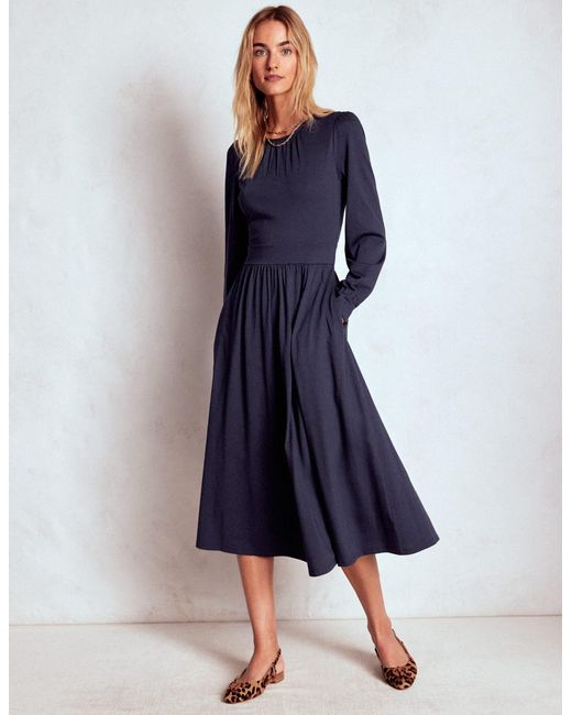 Boden Blue Alexandra Jersey Midi Dress