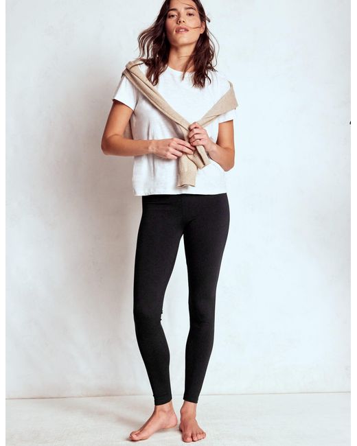 Boden Natural High Rise Jersey Leggings