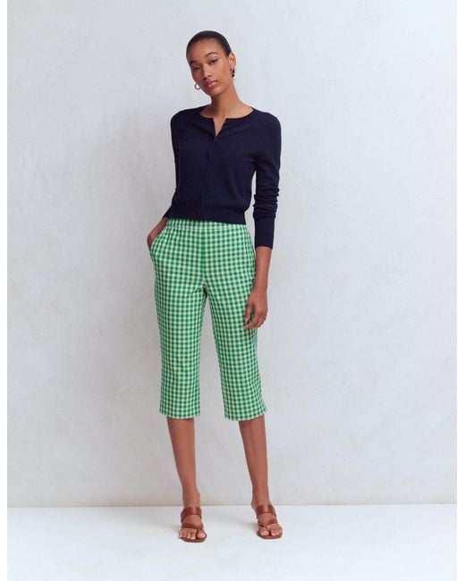 Boden Blue Capri Trousers