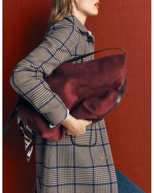 Boden Brown Patch Pocket Wool Blend Coat