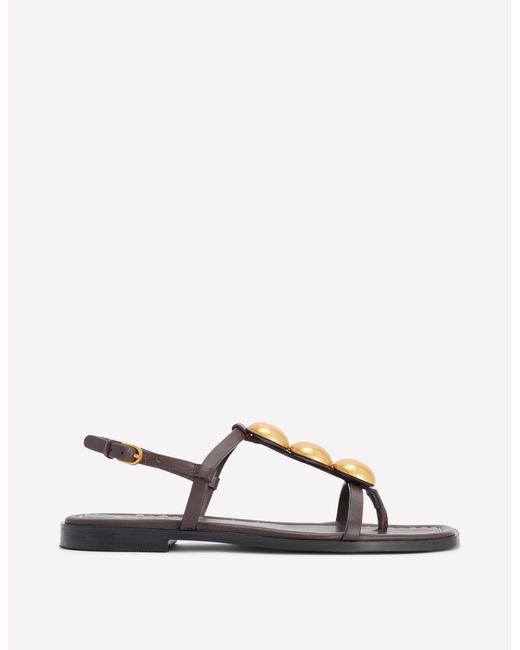 Boden Natural Disc Flat Sandals