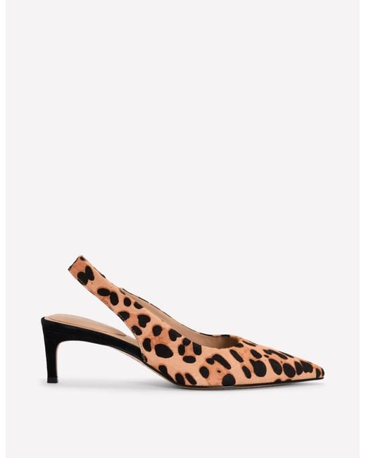 Boden Pink Hope Pointed Slingback Heels