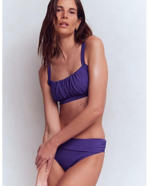Boden Purple Skiathos Bikini Top