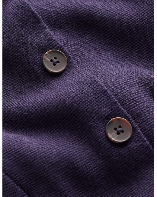 Boden Blue Joanna Fitted Knitted Jacket