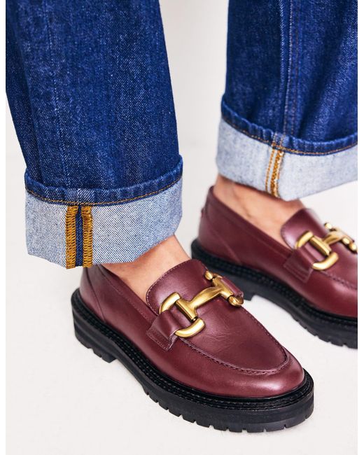Boden Multicolor Iris Chunky Snaffle Loafers