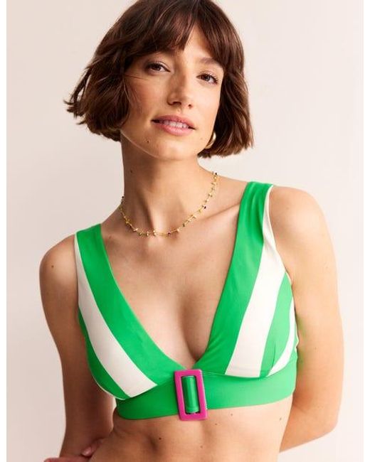 Boden Green Bikinioberteil Mit Kunstharzschnalle Damen