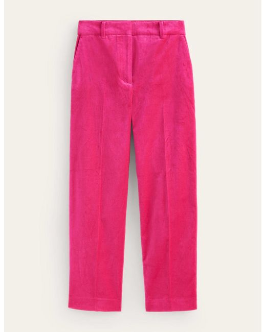 Pantalon kew en velours Boden en coloris Pink