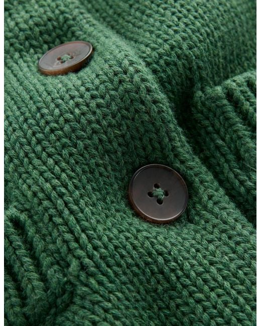 Boden Green Lucy Chunky Cotton Cardigan