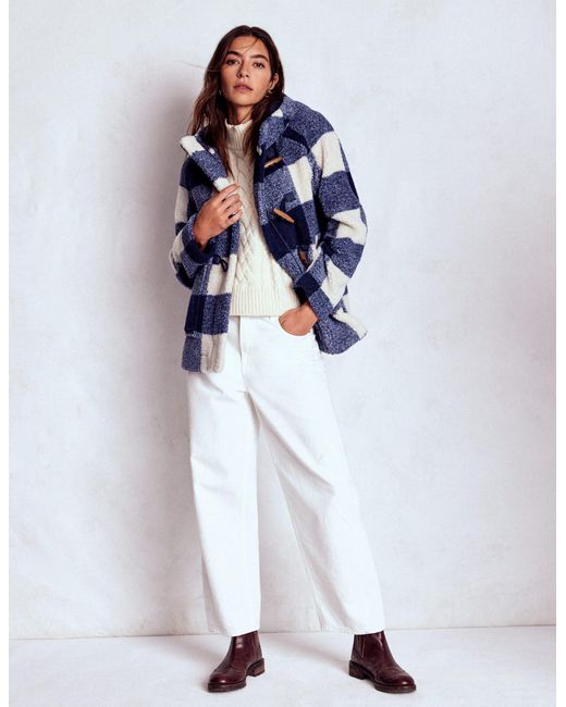 Boden Blue Borg Duffle Coat