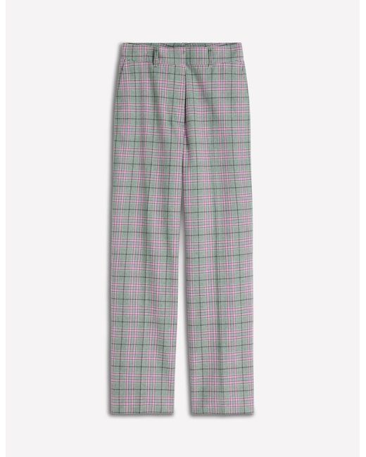 Boden Blue Canonbury Tailored Trousers- And Check