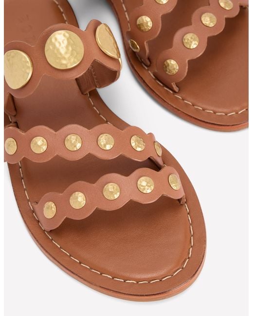 Boden Brown Asymmetric Disc Mule