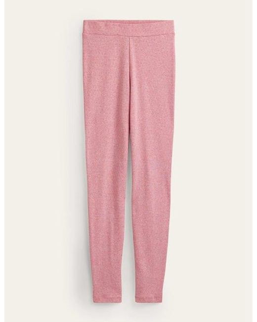 Boden Pink Pyjama-Leggings Aus Jersey Damen